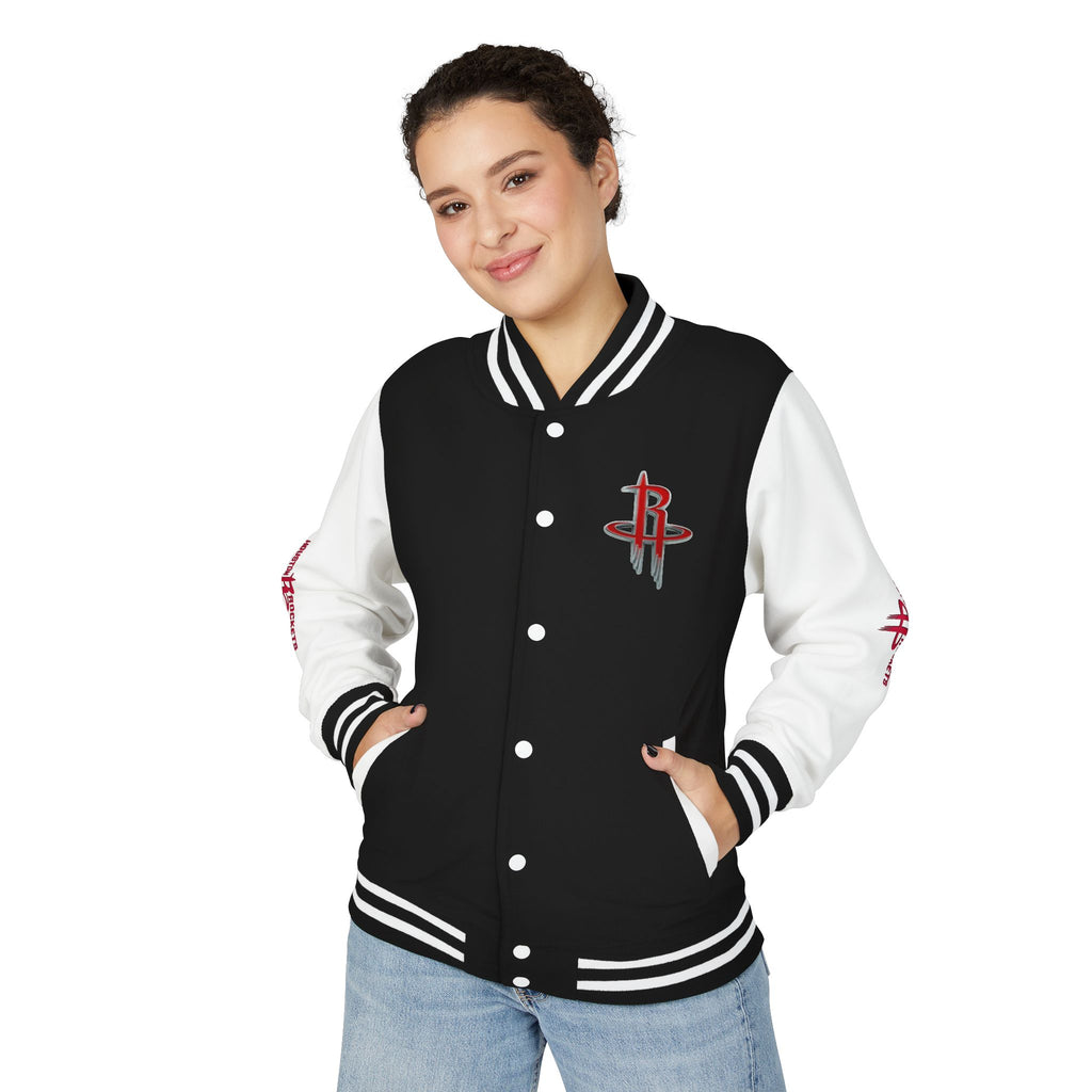 Houston Rockets Varsity Jacket | Unisex Streetwear Letterman