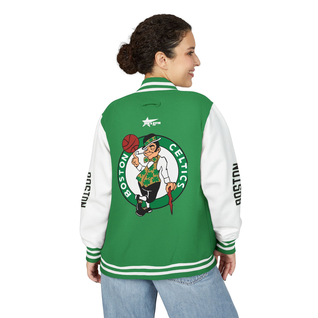 Boston Celtics Unisex Heavyweight Varsity Letterman Jacket