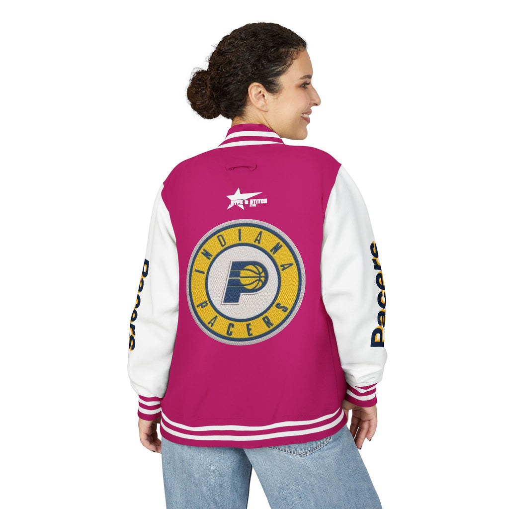 Indiana Pacers Varsity Jacket | Unisex Streetwear Letterman