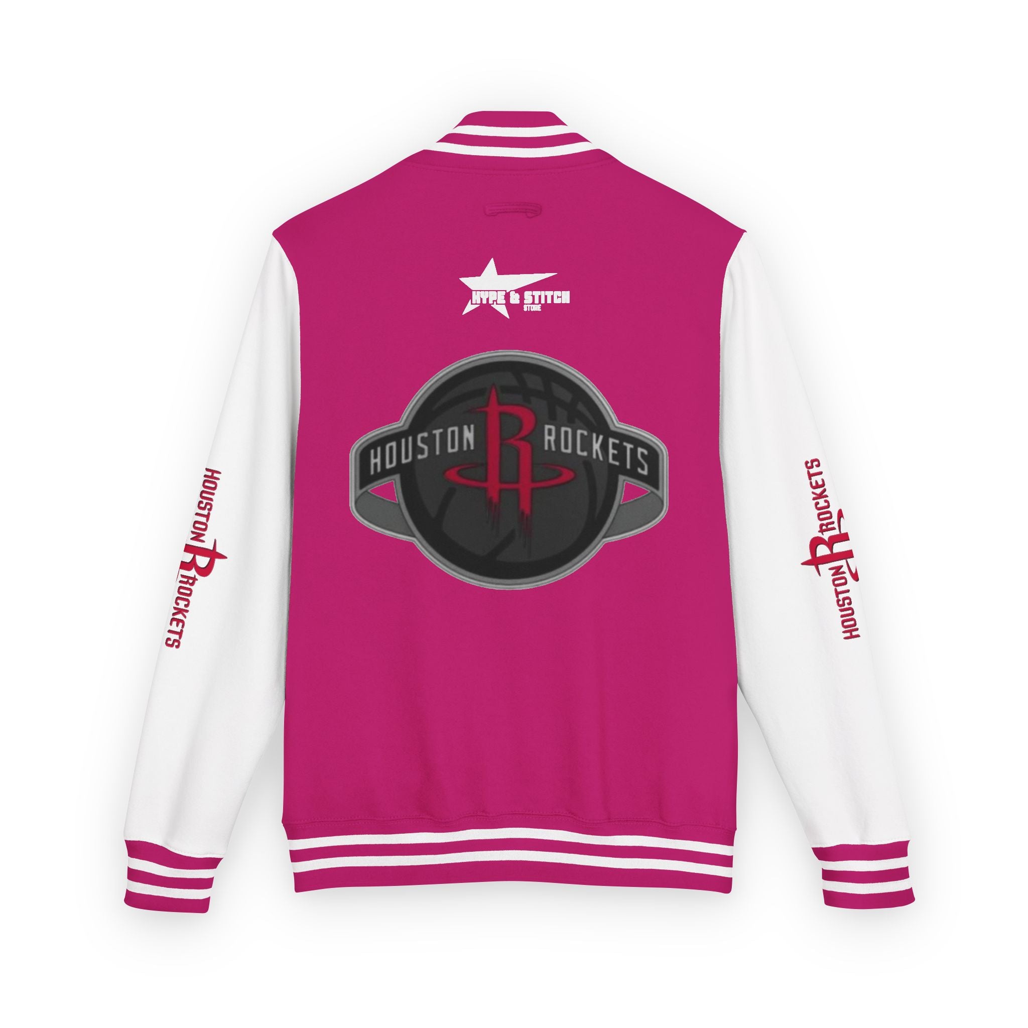 Houston Rockets Varsity Jacket | Unisex Streetwear Letterman