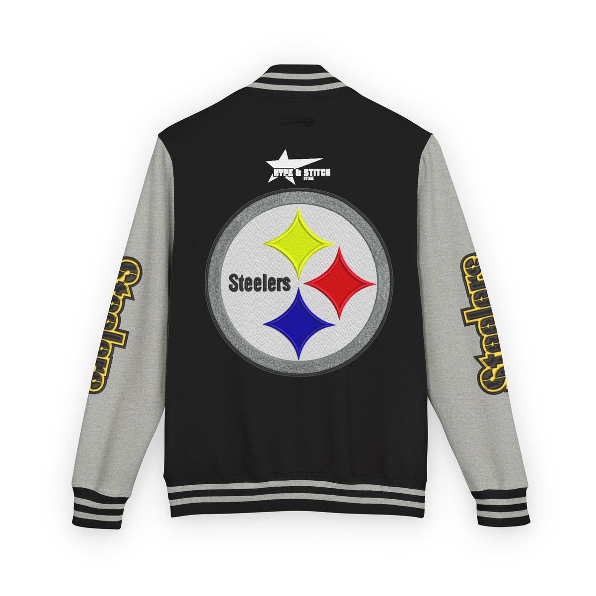 Pittsburgh Steelers Custom Varsity Letterman Jacket | Football Fan Apparel
