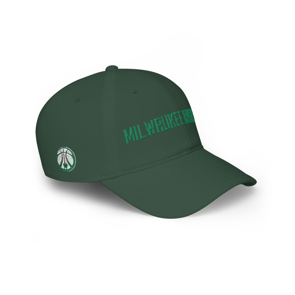 Milwaukee Bucks Vintage Embroidered Dad Hat – Adjustable Low-Profile Cap