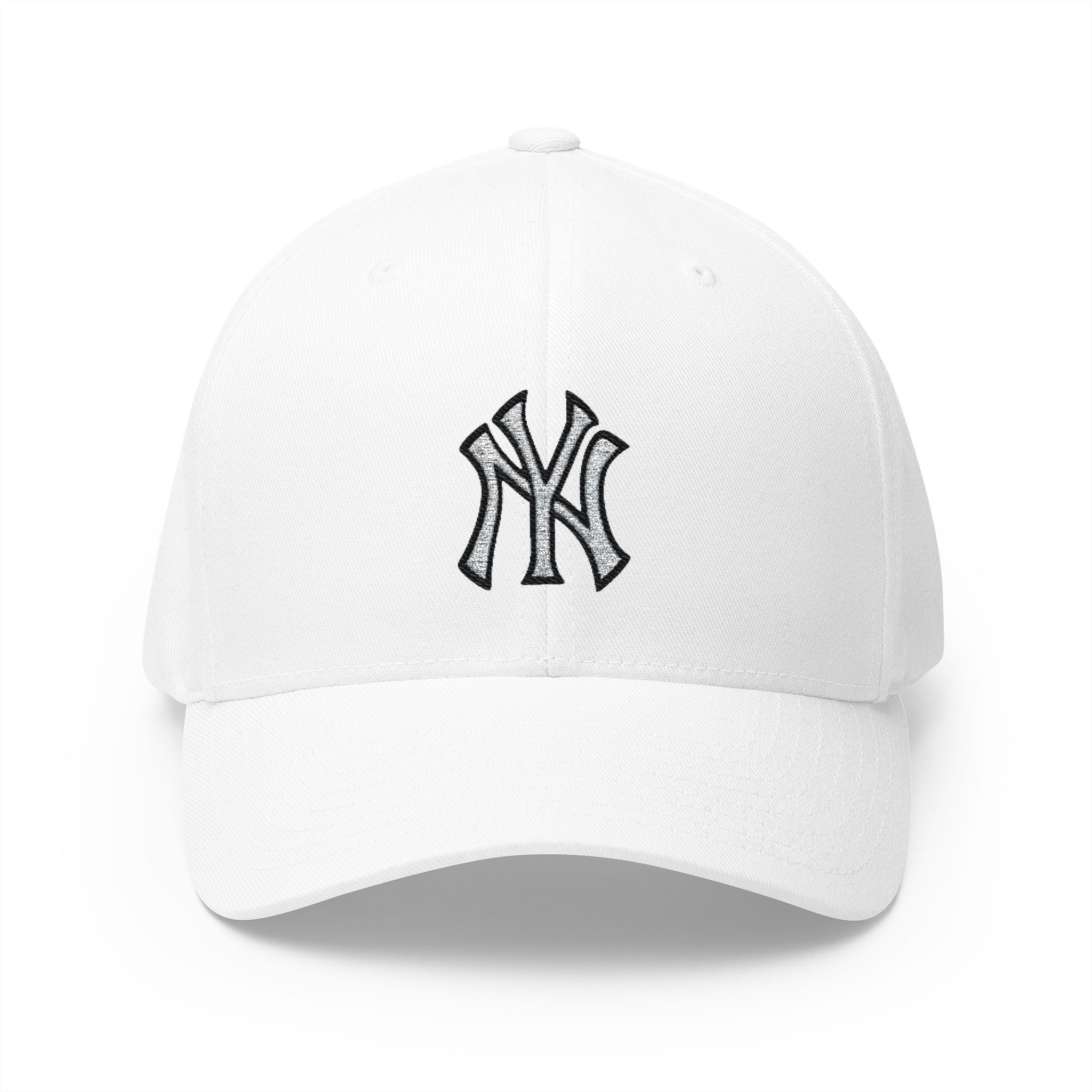 Embroidered NY Classic Baseball Cap | Unisex Structured Curved Brim Hat