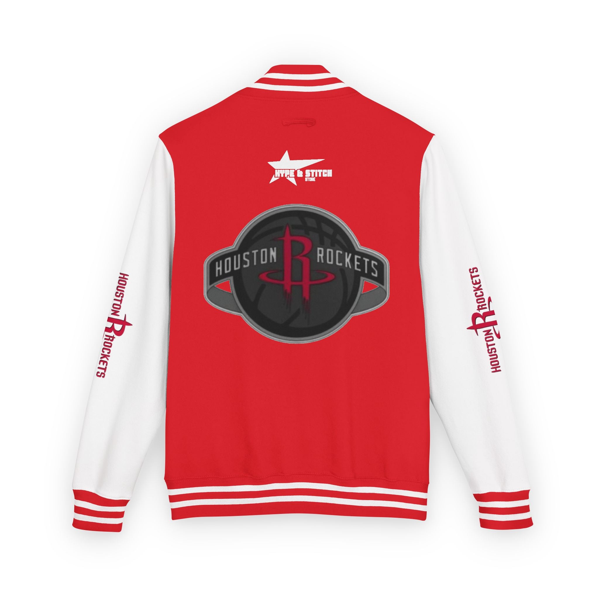 Houston Rockets Varsity Jacket | Unisex Streetwear Letterman