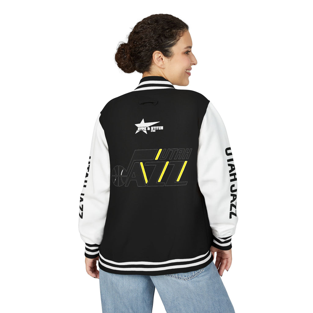 Utah Jazz Varsity Jacket | Unisex Streetwear Letterman