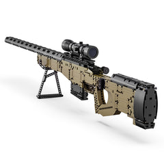 Heavy Duty Sniper Rifle Assembled Puzzle Building Blocks Toy