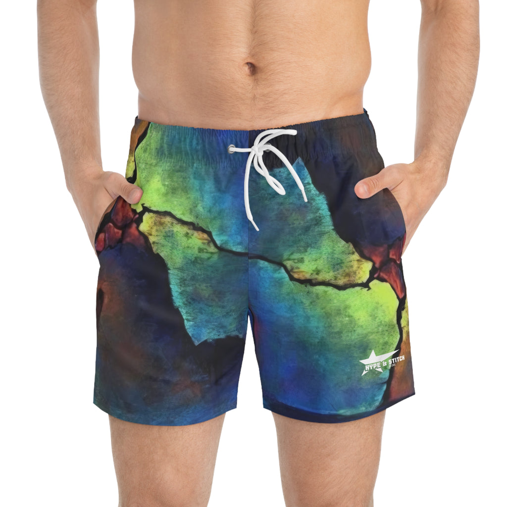 Sun-Drenched Swim Trunks
