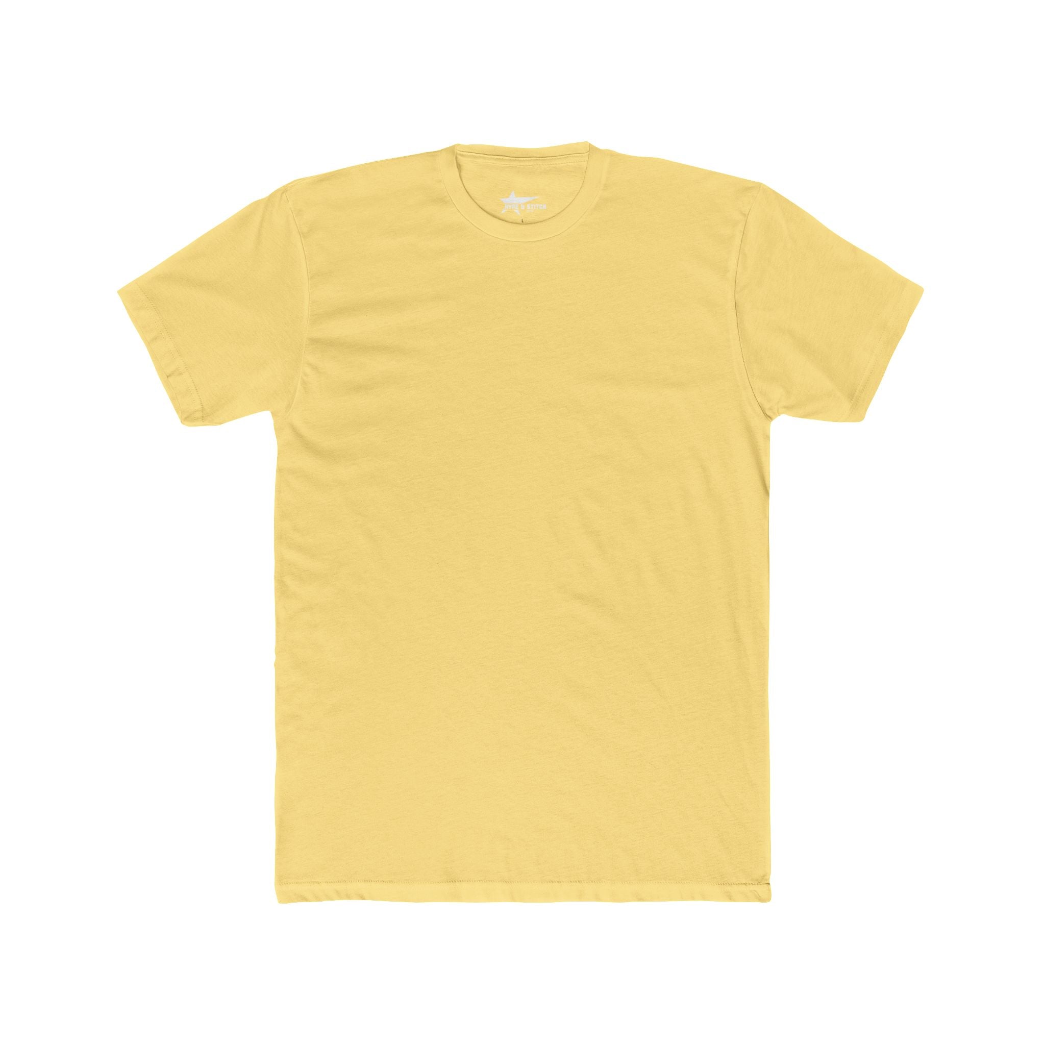 HypeandStitch Men's Fitted Crewneck T-Shirt | Premium Ultra-Soft Cotton