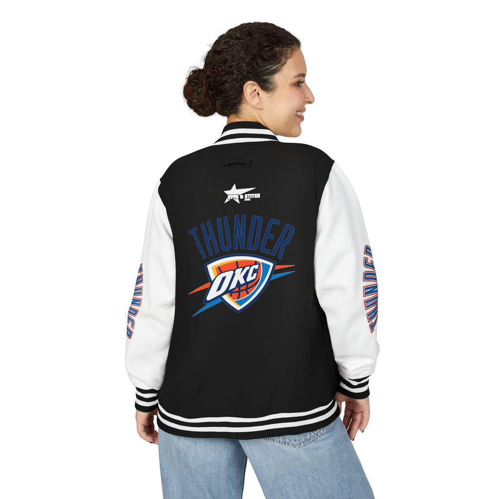 Oklahoma City Thunder Unisex Heavyweight Varsity Letterman Jacket