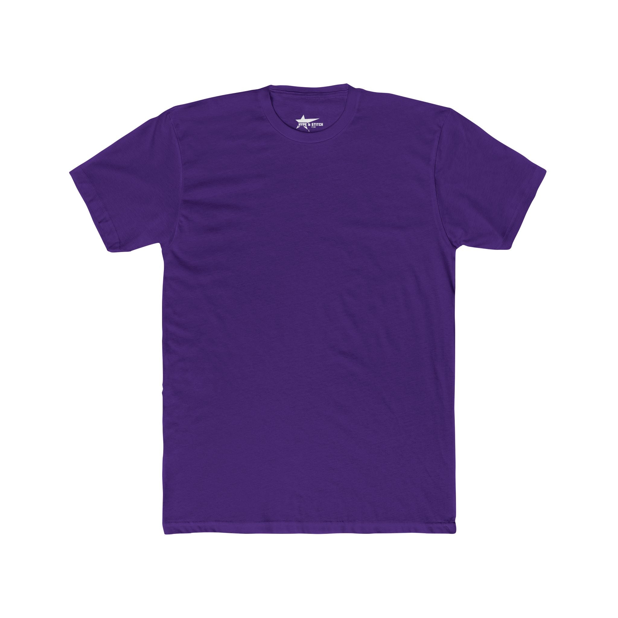 HypeandStitch Men's Fitted Crewneck T-Shirt | Premium Ultra-Soft Cotton