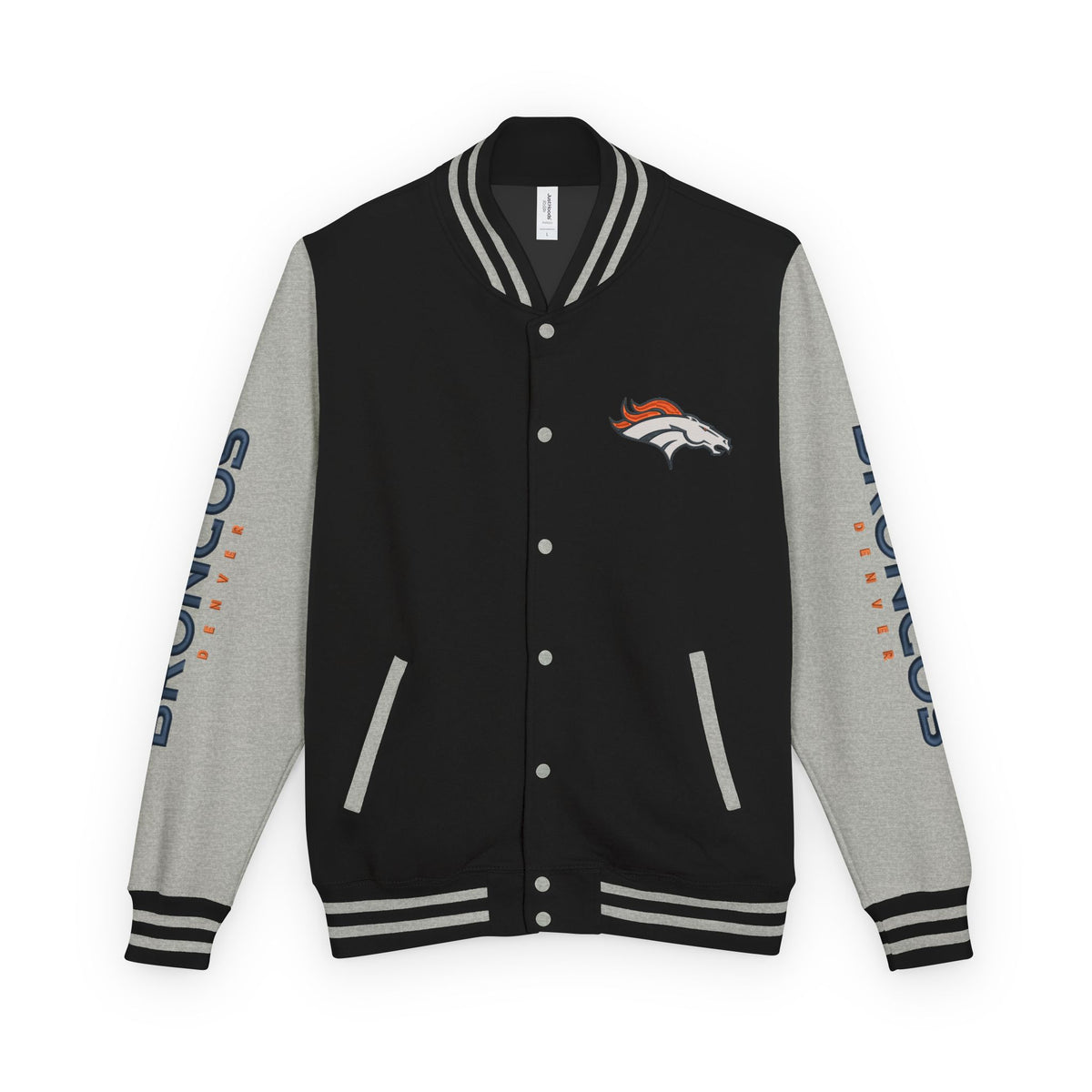 Denver Broncos Vintage Varsity Jacket | Retro Letterman Streetwear