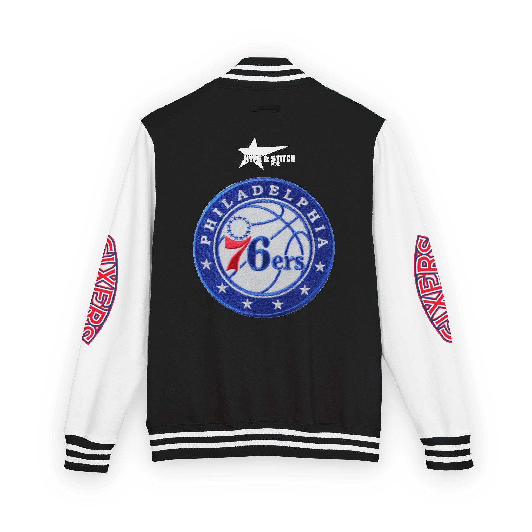 Philadelphia 76ers Varsity Jacket | Unisex Streetwear Letterman