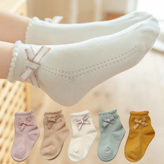Fashion Bow Dance Socks Trendy Children's