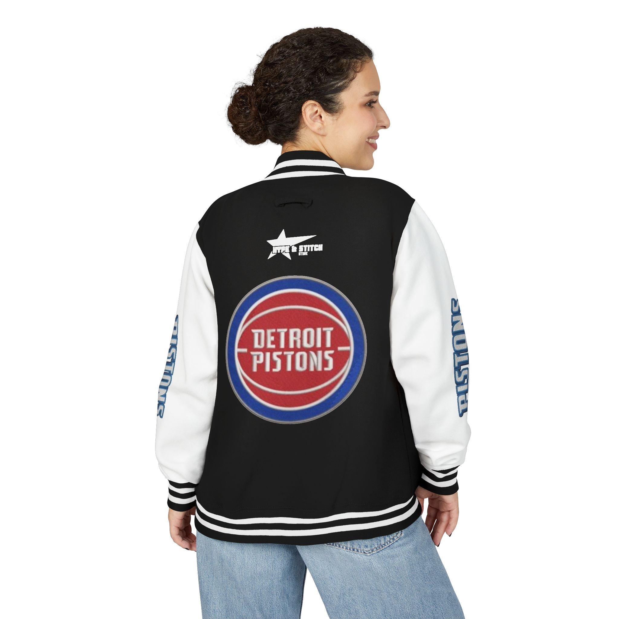 Detroit Pistons Varsity Jacket | Unisex Streetwear Letterman