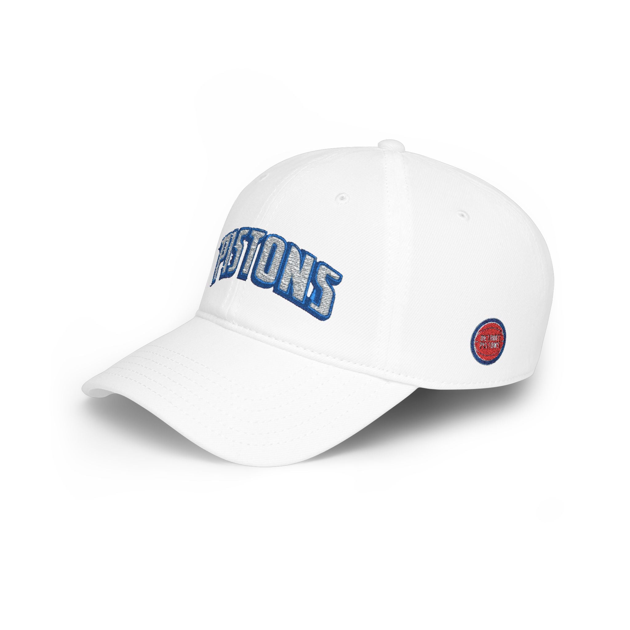 Detroit Pistons Vintage Embroidered Dad Hat – Adjustable Low-Profile Cap