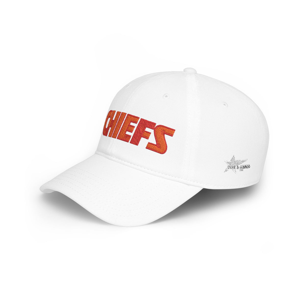 Kansas City Chiefs Low Profile Embroidered Cotton Dad Hat