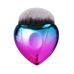 Heart-shaped foundation brush
