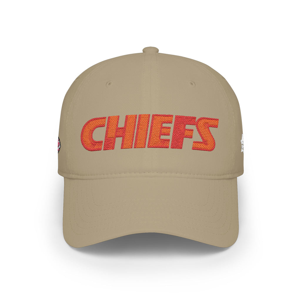 Kansas City Chiefs Low Profile Embroidered Cotton Dad Hat
