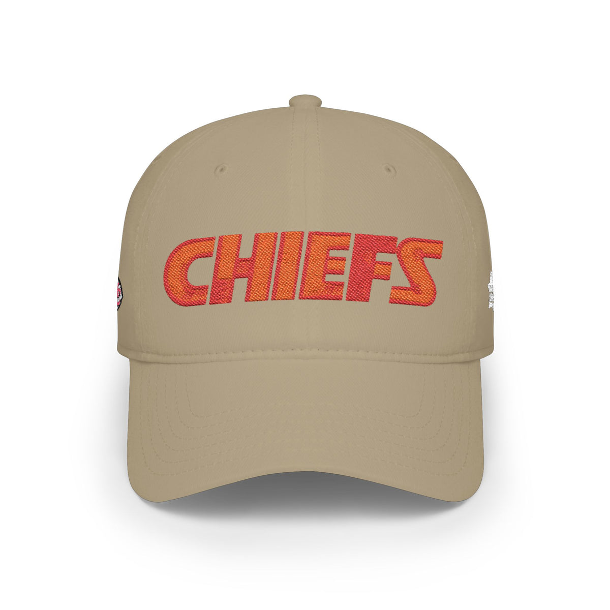 Kansas City Chiefs Low Profile Embroidered Cotton Dad Hat