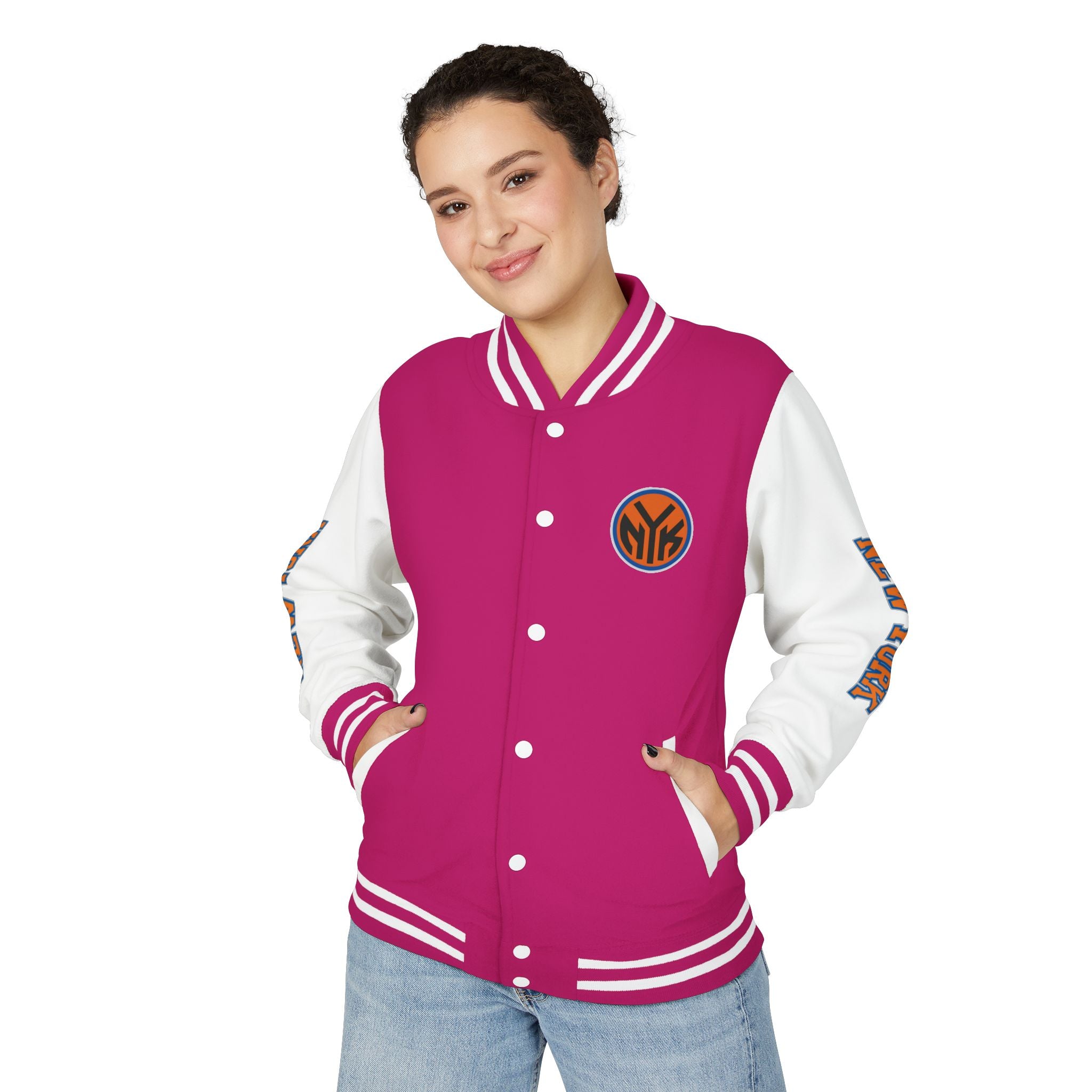New York Knicks Unisex Heavyweight Varsity Letterman Jacket