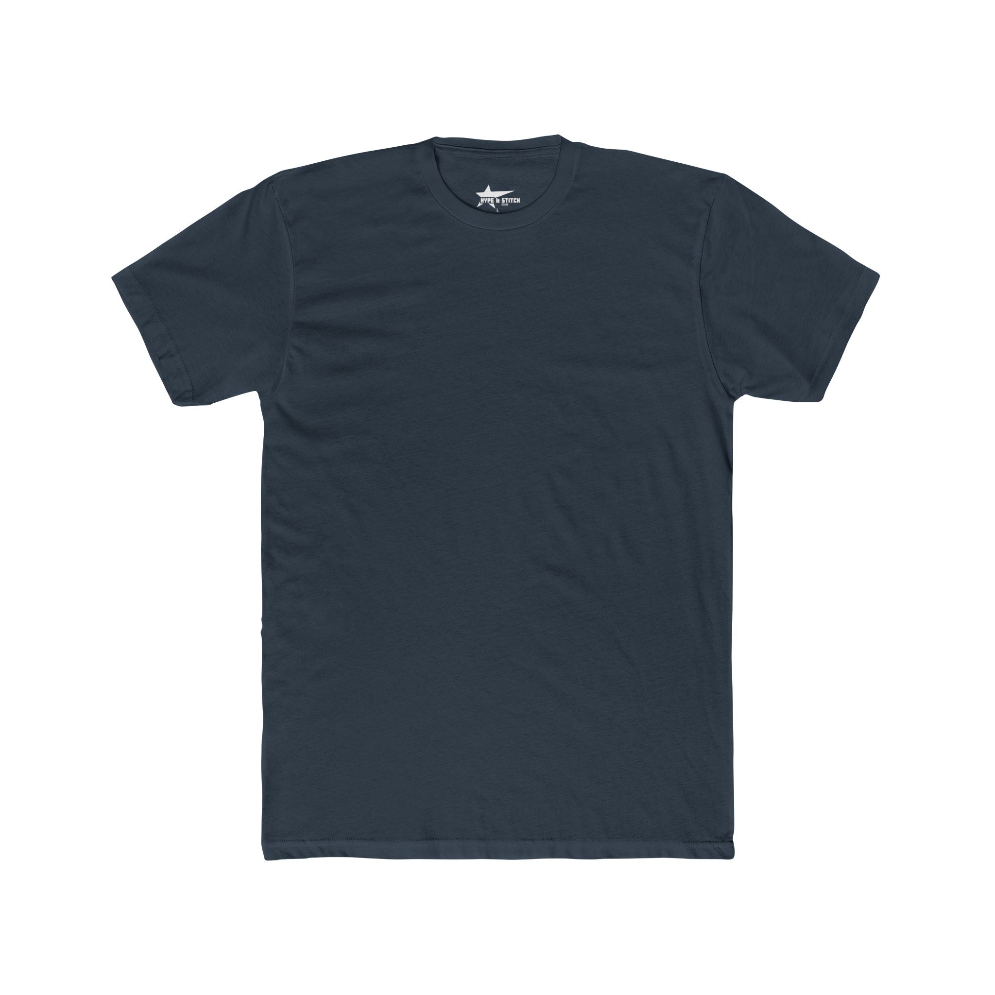 HypeandStitch Men's Fitted Crewneck T-Shirt | Premium Ultra-Soft Cotton