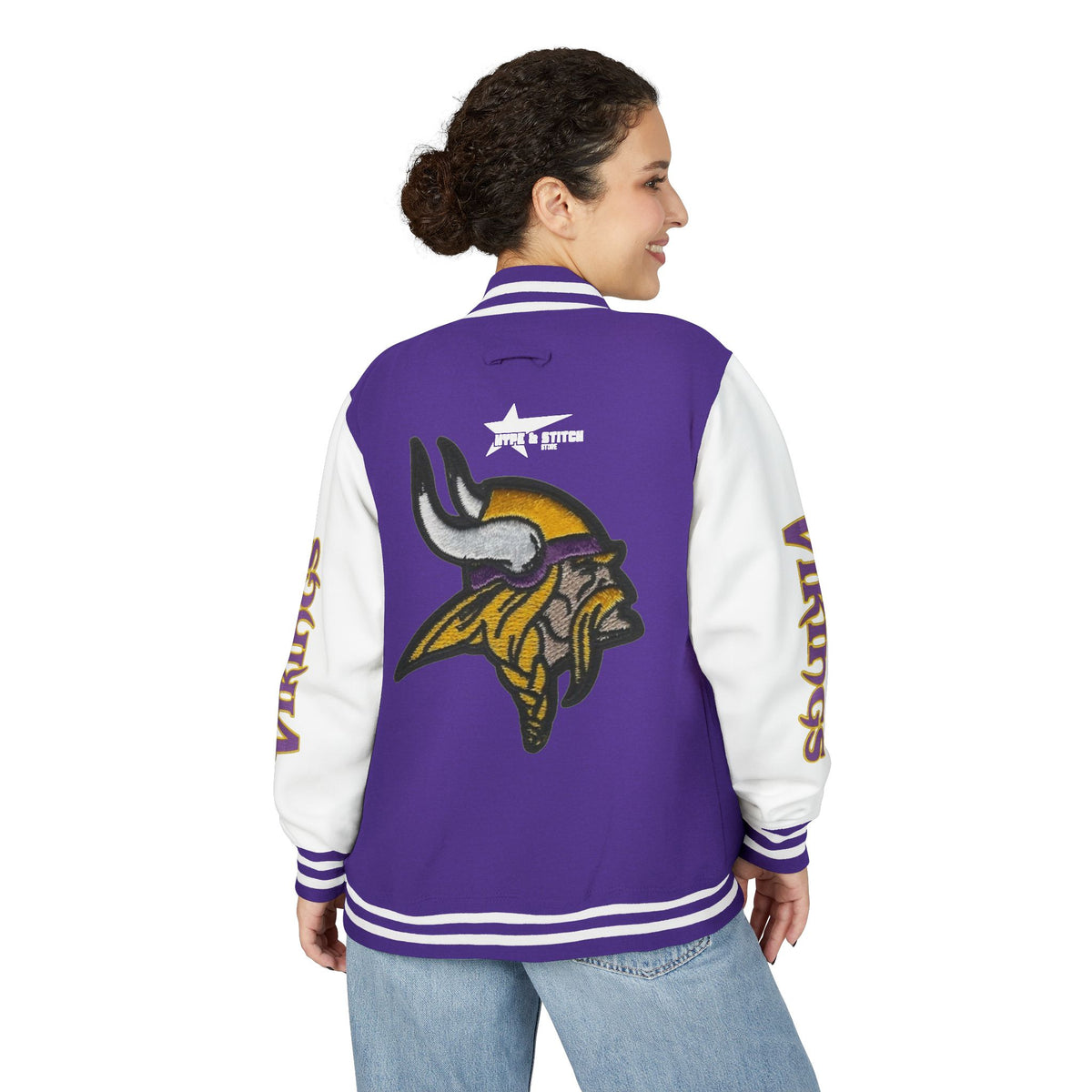 Minnesota Vikings Heavyweight Letterman Varsity Jacket