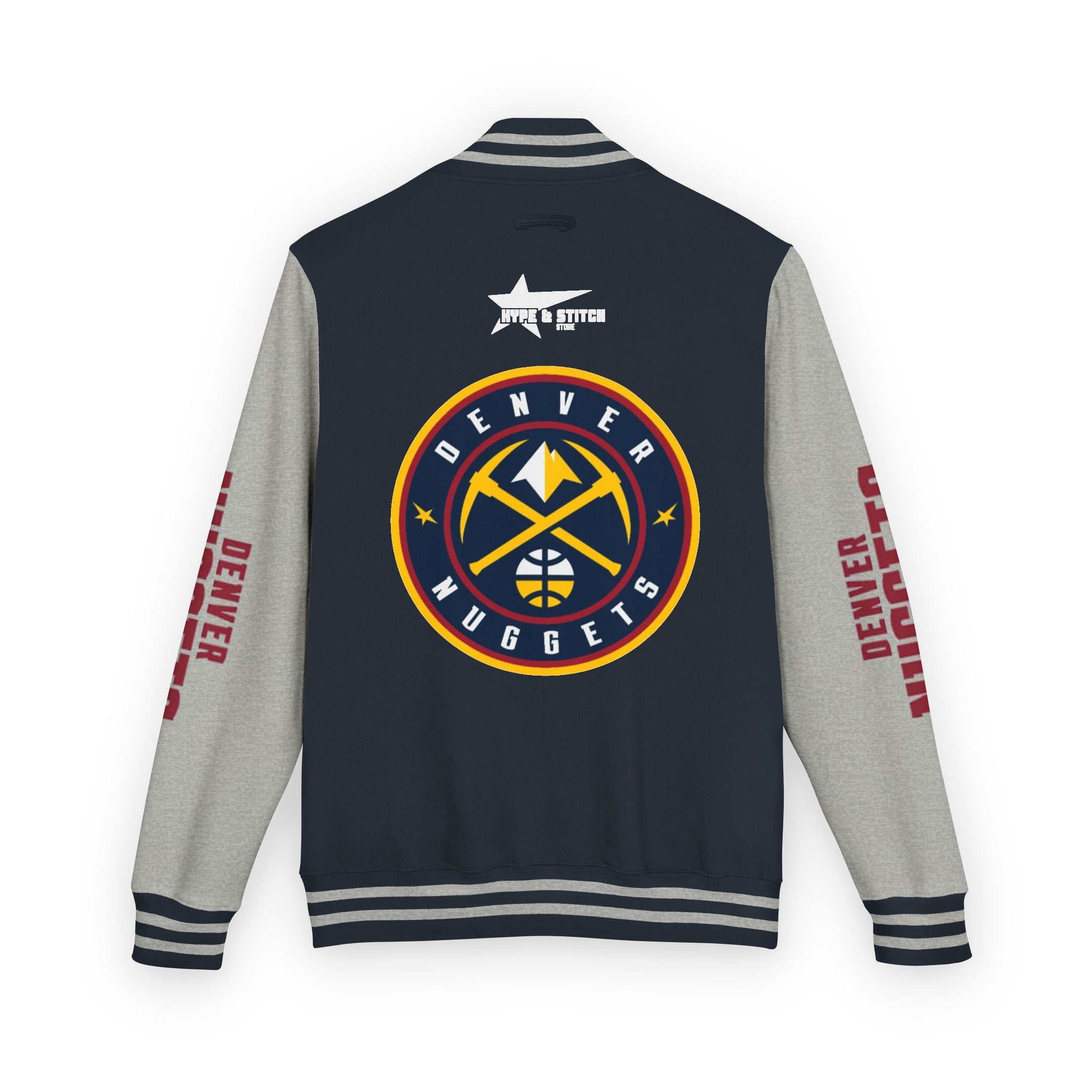 Denver Nuggets Varsity Jacket | Unisex Streetwear Letterman