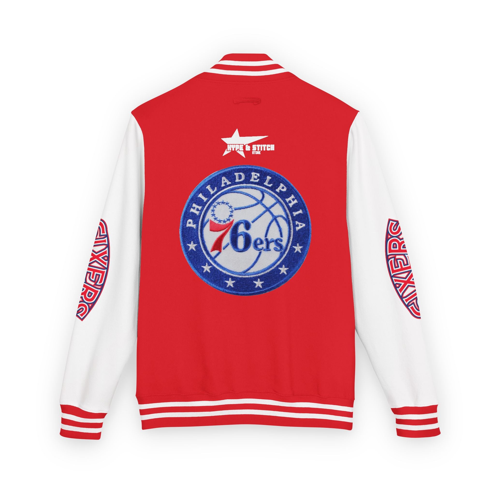 Philadelphia 76ers Varsity Jacket | Unisex Streetwear Letterman