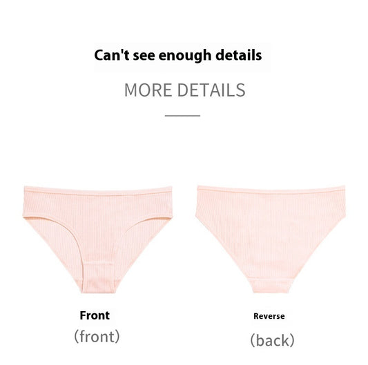 High Waist Thread Seamless Hip Lifting Girl Underwear