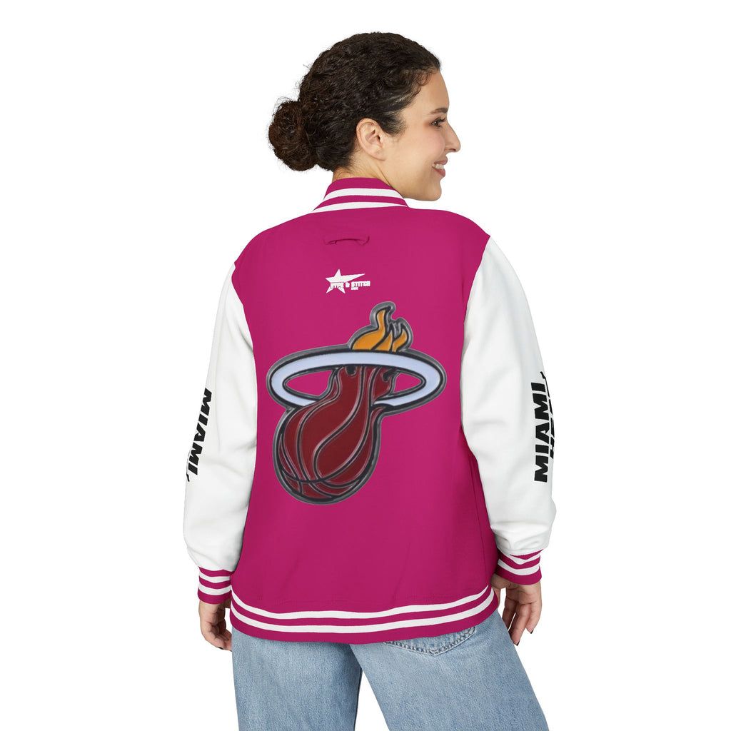Miami Heat Unisex Heavyweight Varsity Letterman Jacket
