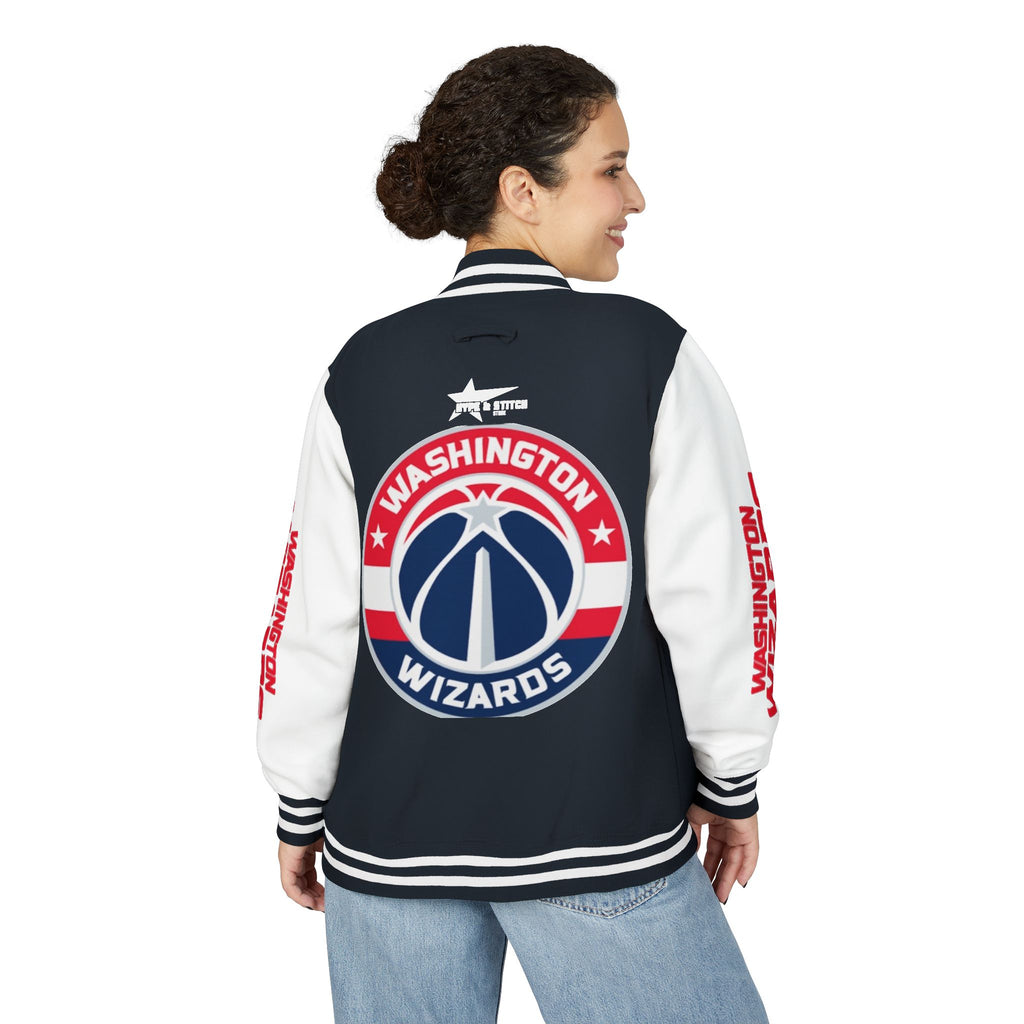 Washington Wizards Varsity Jacket | Unisex Streetwear Letterman