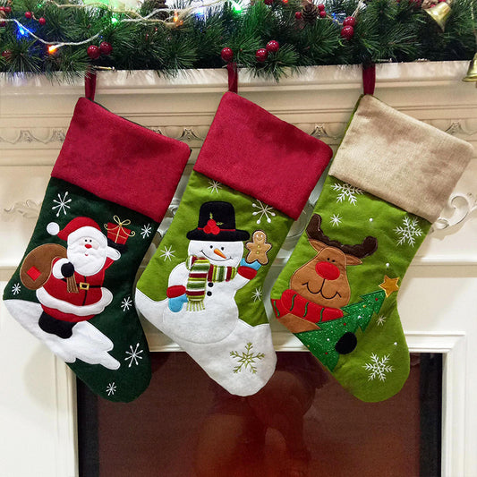 Fashion Christmas Ornament Knitted Sweater Socks