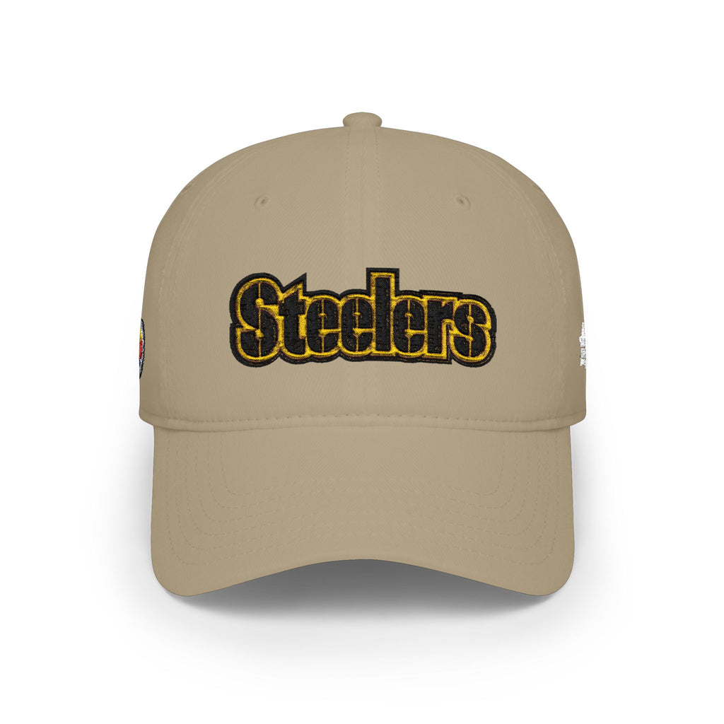 Steelers Embroidered Low Profile Baseball Cap – Adjustable Curved Brim Fan Hat