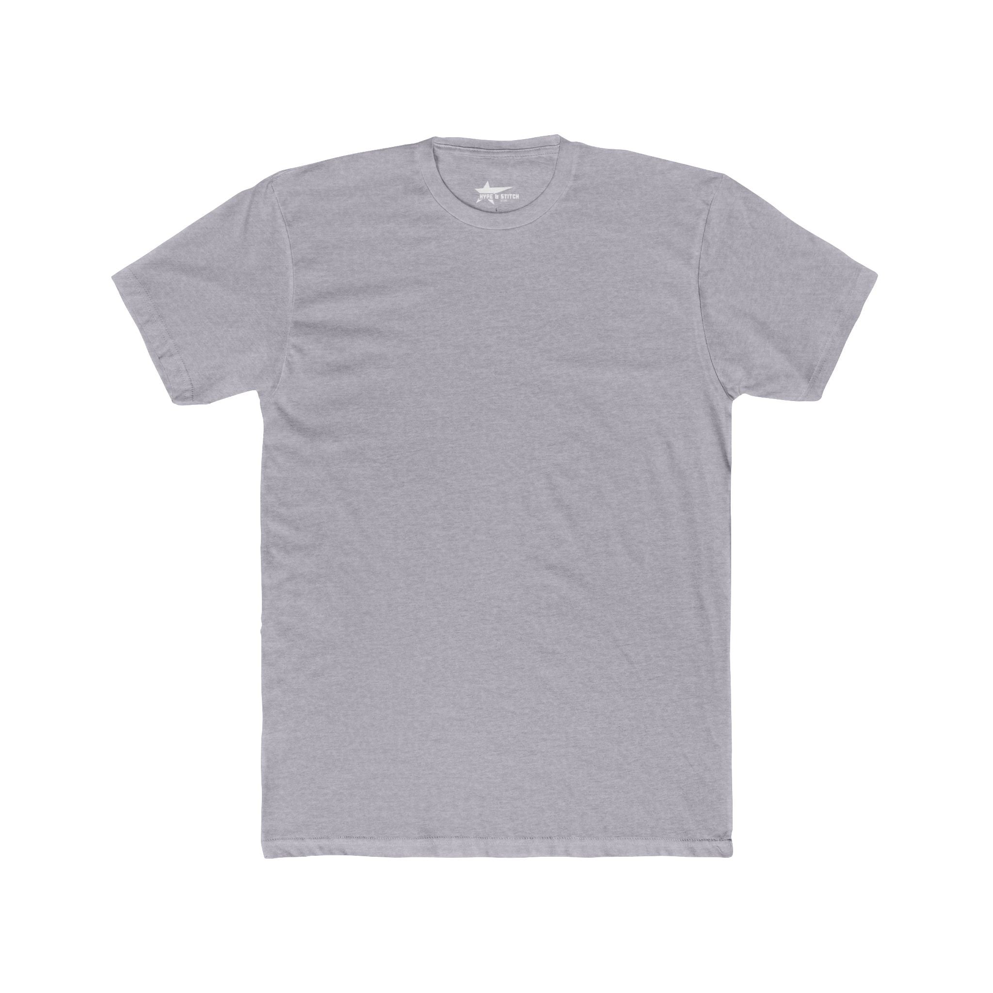 HypeandStitch Men's Fitted Crewneck T-Shirt | Premium Ultra-Soft Cotton
