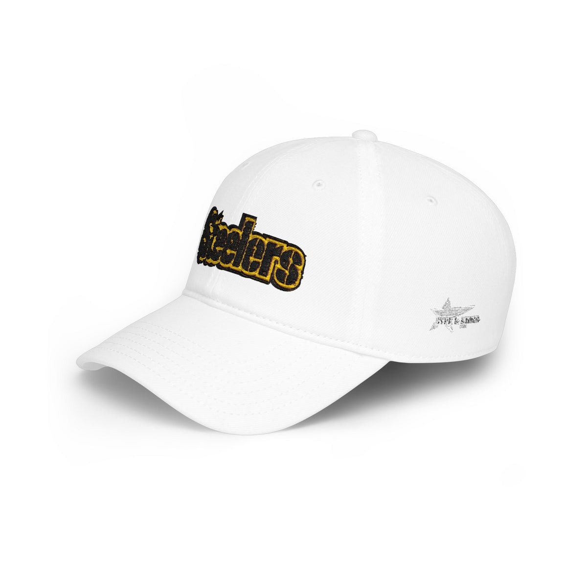 Steelers Embroidered Low Profile Baseball Cap – Adjustable Curved Brim Fan Hat
