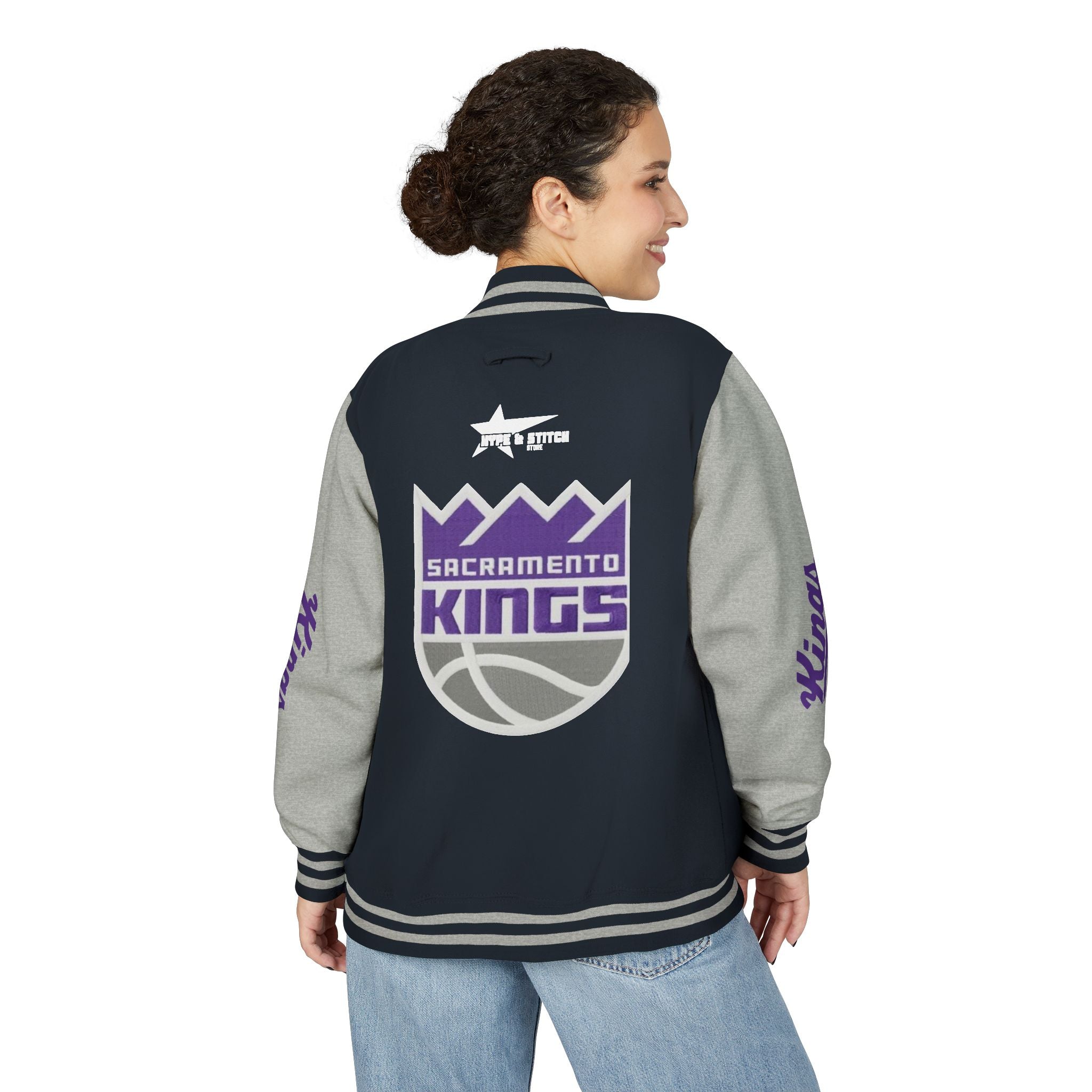 Sacramento Kings Varsity Jacket | Unisex Streetwear Letterman