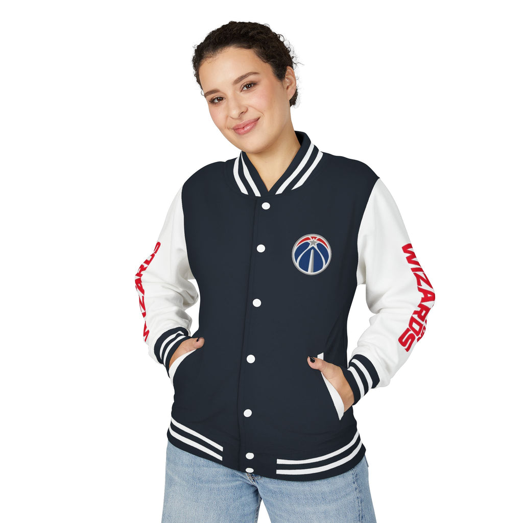Washington Wizards Varsity Jacket | Unisex Streetwear Letterman