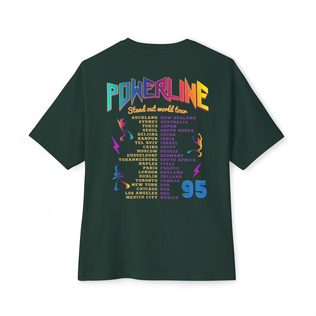 Powerline "Stand Out" World Tour ’95 Oversized Graphic Tee