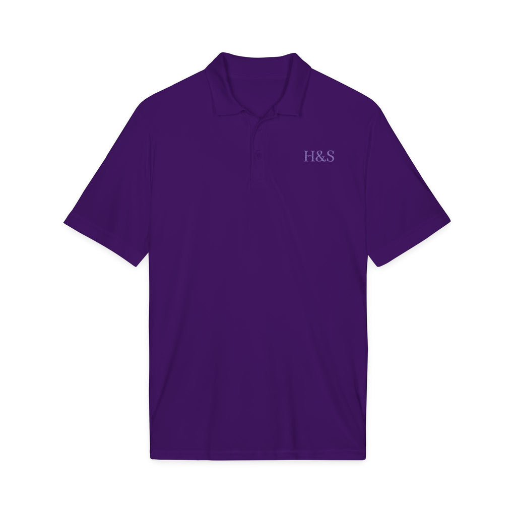 Men’s H&S Embroidered Polo Shirt – Royal Purple