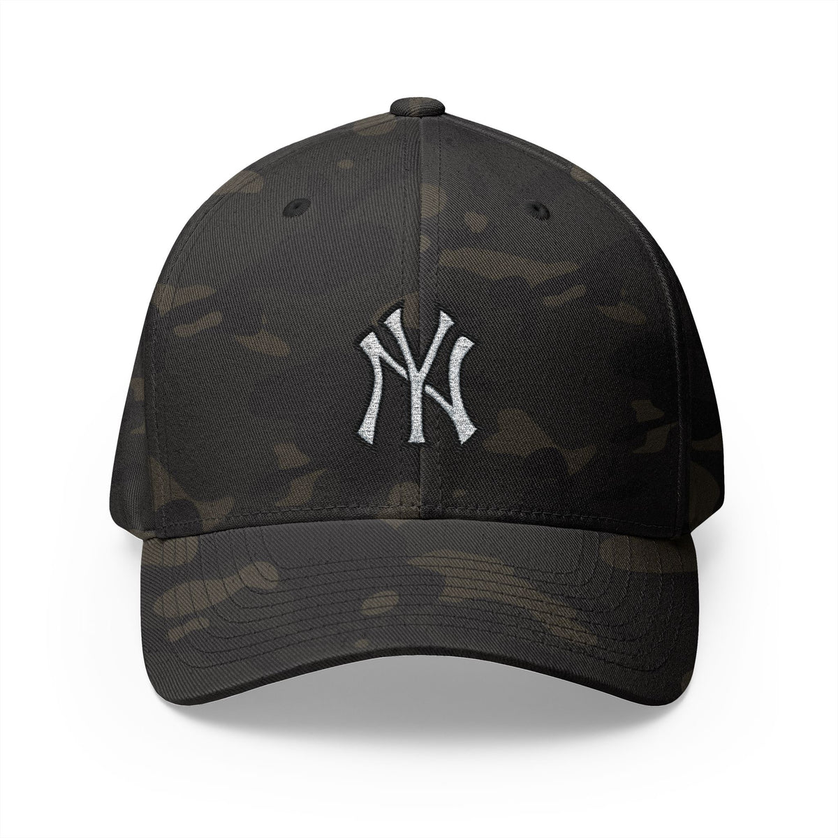 Embroidered NY Classic Baseball Cap | Unisex Structured Curved Brim Hat