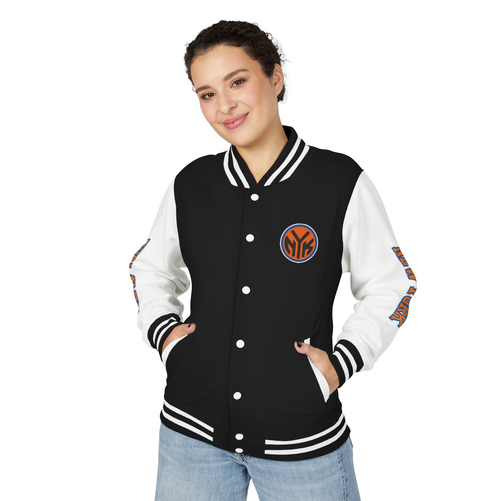 New York Knicks Unisex Heavyweight Varsity Letterman Jacket