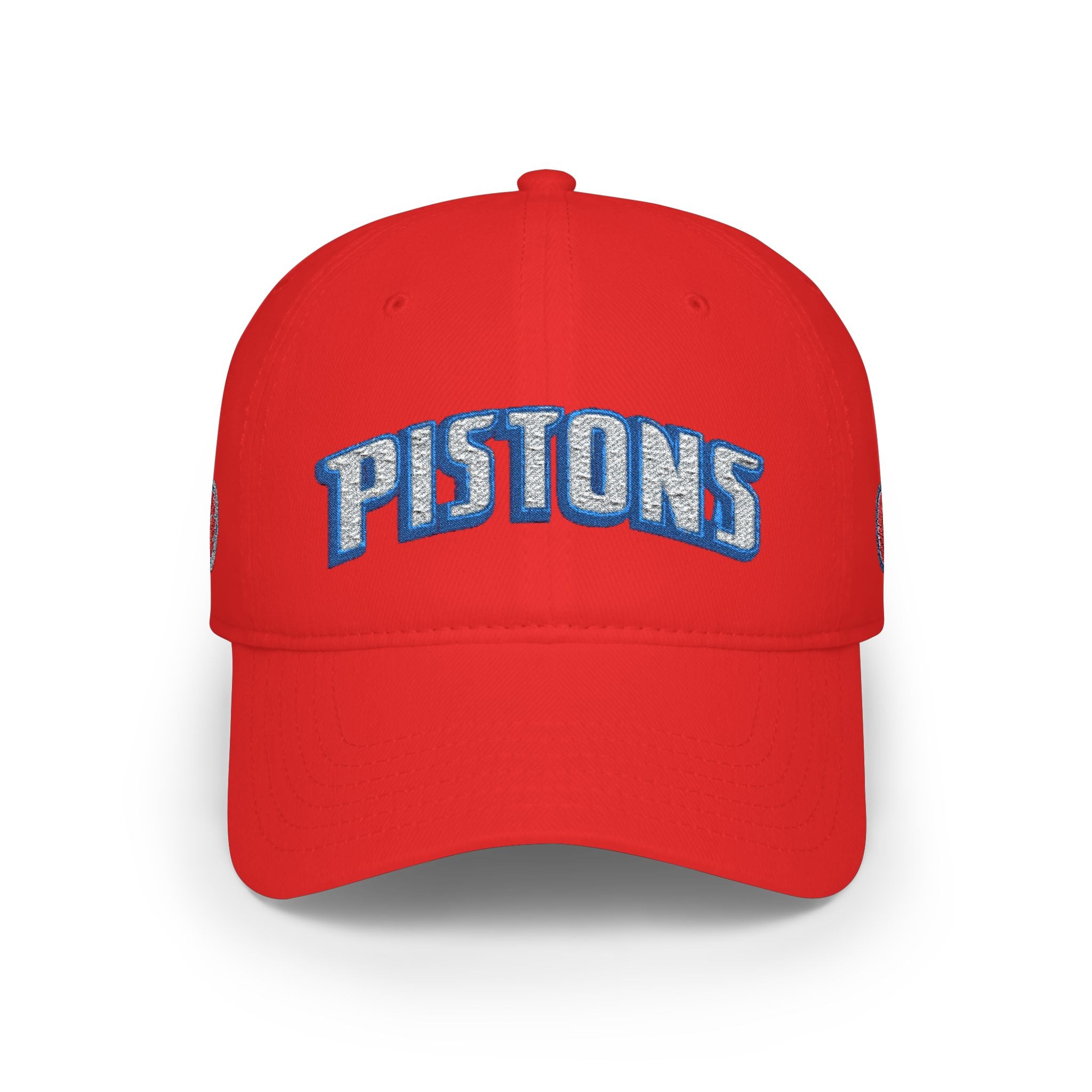 Detroit Pistons Vintage Embroidered Dad Hat – Adjustable Low-Profile Cap