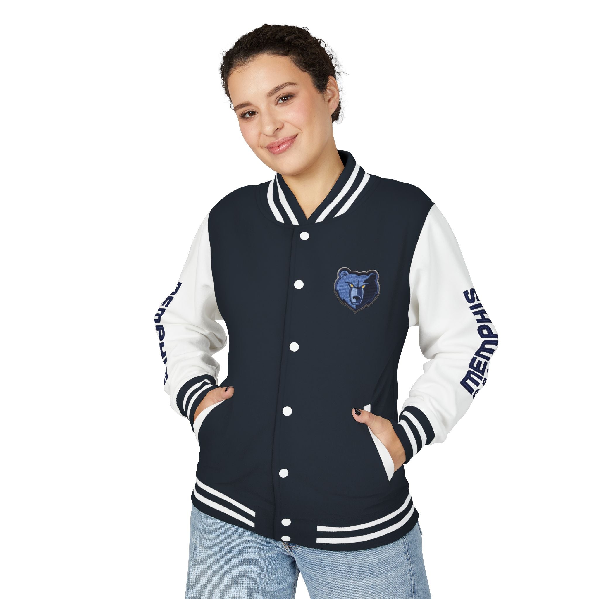 Memphis Grizzlies Varsity Jacket | Unisex Streetwear Letterman