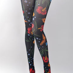 Women's Velvet Jacquard Pantyhose Fashion Socks