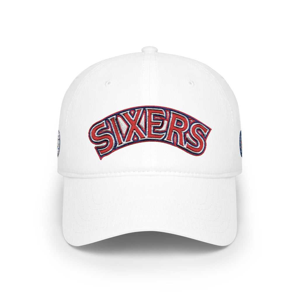 Philadelphia 76ers Vintage Embroidered Dad Hat – Adjustable Low-Profile Cap