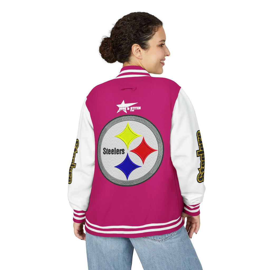 Pittsburgh Steelers Custom Varsity Letterman Jacket | Football Fan Apparel
