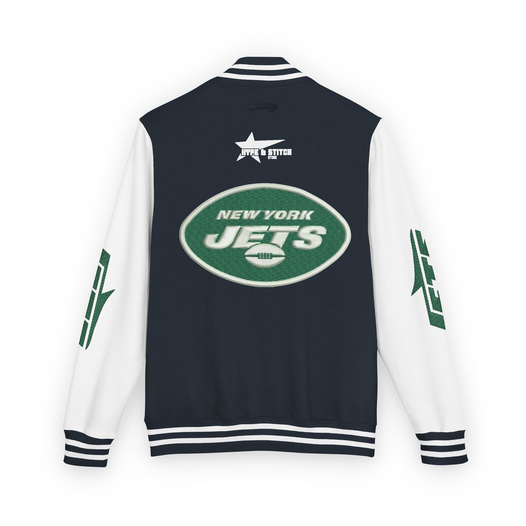 New York Jets Heavyweight Fan Varsity Jacket