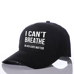 I can't Breathe Printed baseball caps