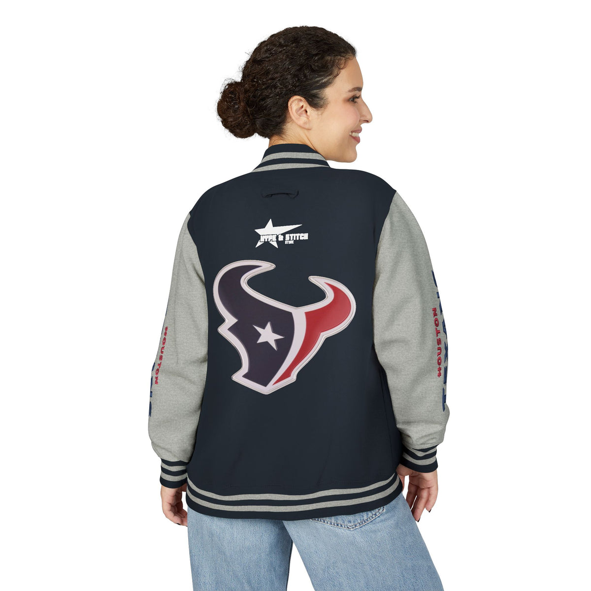 Houston Texans Vintage Varsity Jacket | Custom Letterman Outerwear