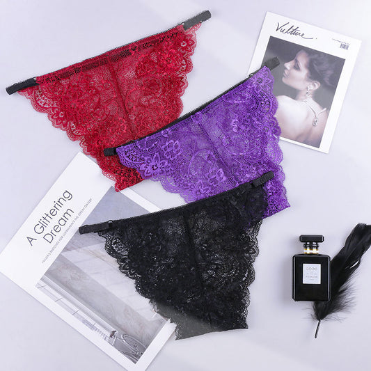 Lace transparent seamless underwear